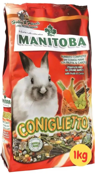 Mangime coniglio manitoba