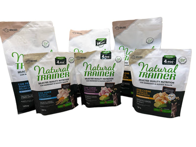 Natural trainer SELECTED QUALITY NUTRITION - ADULT STERILISED - CON CARNE DI TACCHINO DISOSSATA 1,25kg